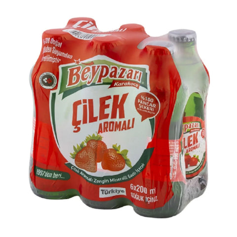 Beypazari Strawberry Mineral Water 6*200Ml