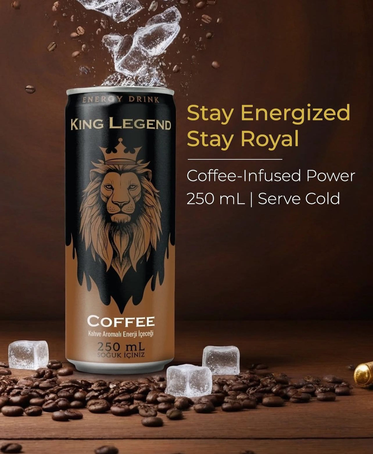 king legend 250ml coffee Energy Drink 24 pack